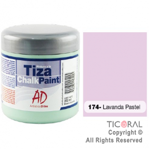 PINTURA TIZA AD 174 LAVANDA PASTEL 200ML X 3 UNIDADES